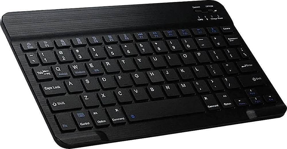 Angle. SaharaCase - Wireless Bluetooth Keyboard for Most Tablets and Computers - Black.