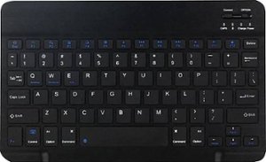 SaharaCase - Wireless Bluetooth Keyboard for Most Tablets and Computers - Black - Front_Zoom