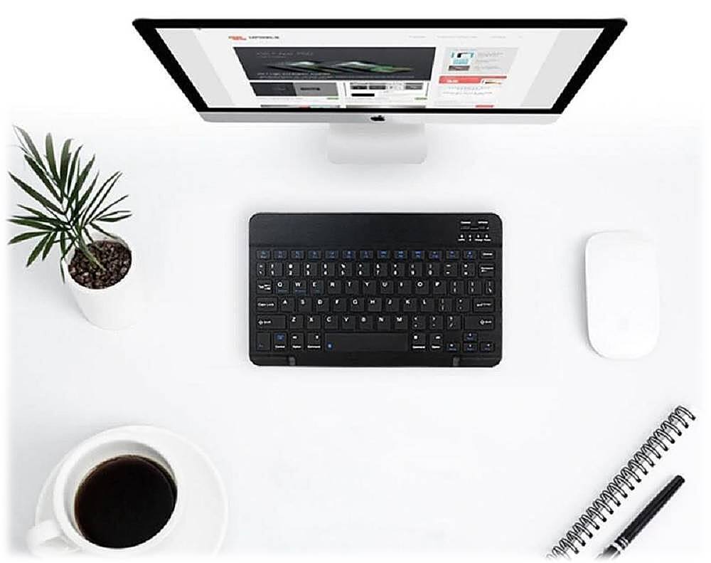 Alt View 15. SaharaCase - Wireless Bluetooth Keyboard for Most Tablets and Computers - Black.