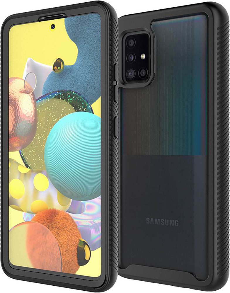 Alt View Zoom 12. SaharaCase - Grip Series Carrying Case for Samsung Galaxy A51 5G - Black.