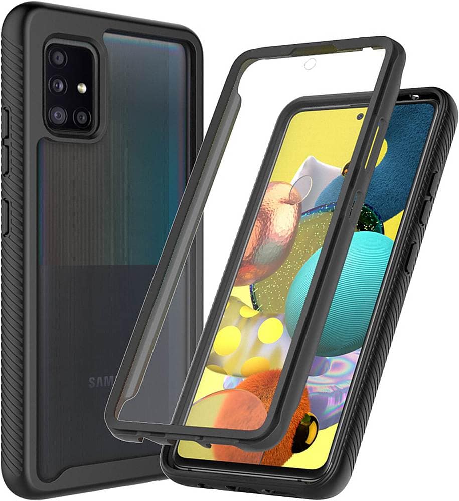 Alt View 13. SaharaCase - Grip Series Carrying Case for Samsung Galaxy A51 5G - Black.