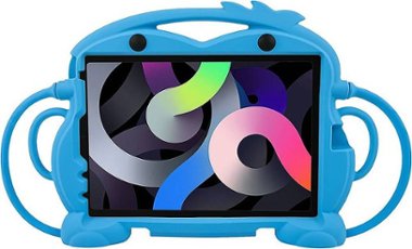 SaharaCase - Monkey KidProof Case for Apple® iPad® Air 10.9" (4th Generation 2020 and 5th Generation 2022) - Blue - Front_Zoom