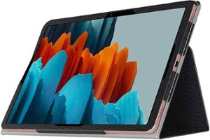 SaharaCase - Folio Case for Samsung Galaxy Tab S7 and Tab S8 - Black - Left_Zoom