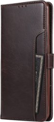 SaharaCase - Folio Wallet Case for Samsung Galaxy Note20 5G - Brown - Front_Zoom