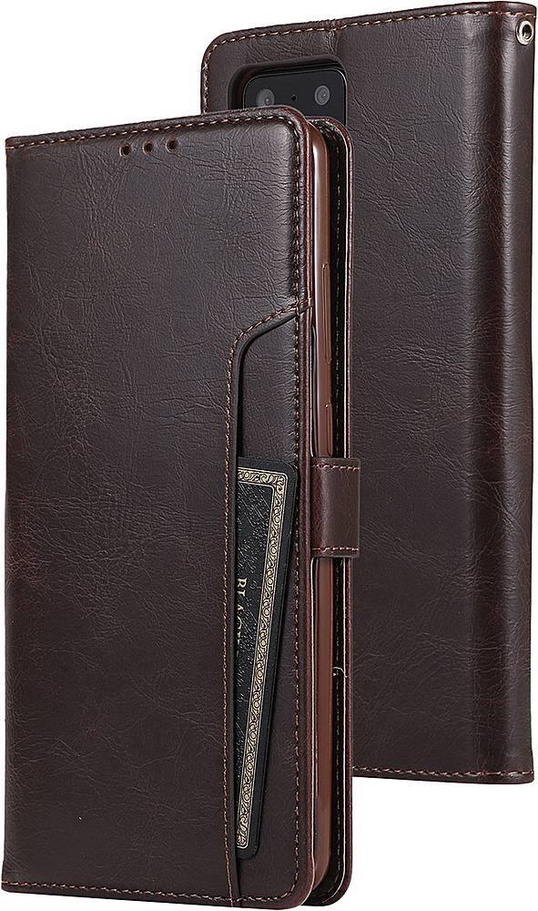 Alt View 11. SaharaCase - Folio Wallet Case for Samsung Galaxy Note20 5G - Brown.