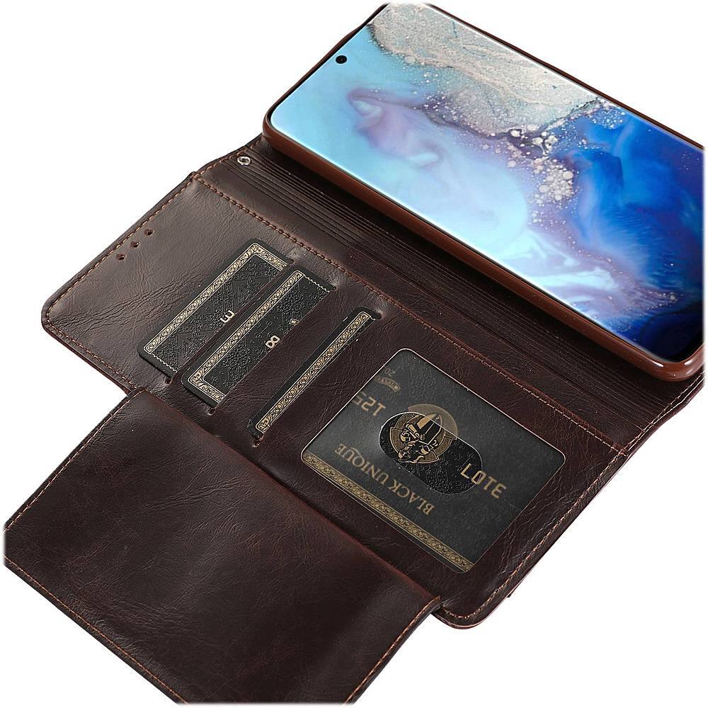 Alt View 13. SaharaCase - Folio Wallet Case for Samsung Galaxy Note20 5G - Brown.