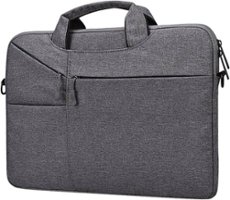 SaharaCase - Sleeve Case for up to 16" Macbook Pro, Macbook Air, and HP Laptops - Gray - Front_Zoom
