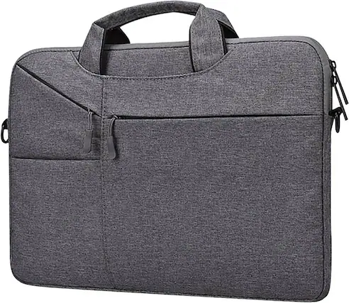 Front. SaharaCase - Sleeve Case for up to 16" Macbook Pro, Macbook Air, and HP Laptops - Gray.