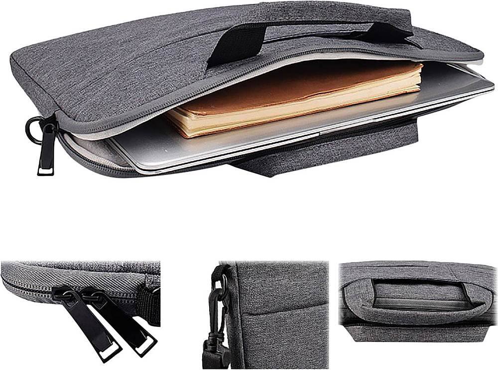 Alt View 12. SaharaCase - Sleeve Case for up to 16" Macbook Pro, Macbook Air, and HP Laptops - Gray.
