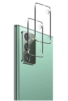 SaharaCase - FlexiGlass Lens Hood for Samsung Galaxy Note 20 Camera Lenses (2-Pack) - Clear