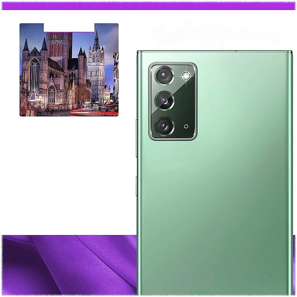 Alt View 14. SaharaCase - FlexiGlass Lens Hood for Samsung Galaxy Note 20 Camera Lenses (2-Pack) - Clear.