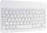 Angle Zoom. SaharaCase - Wireless Bluetooth Keyboard for Most Tablets and Computers - White.