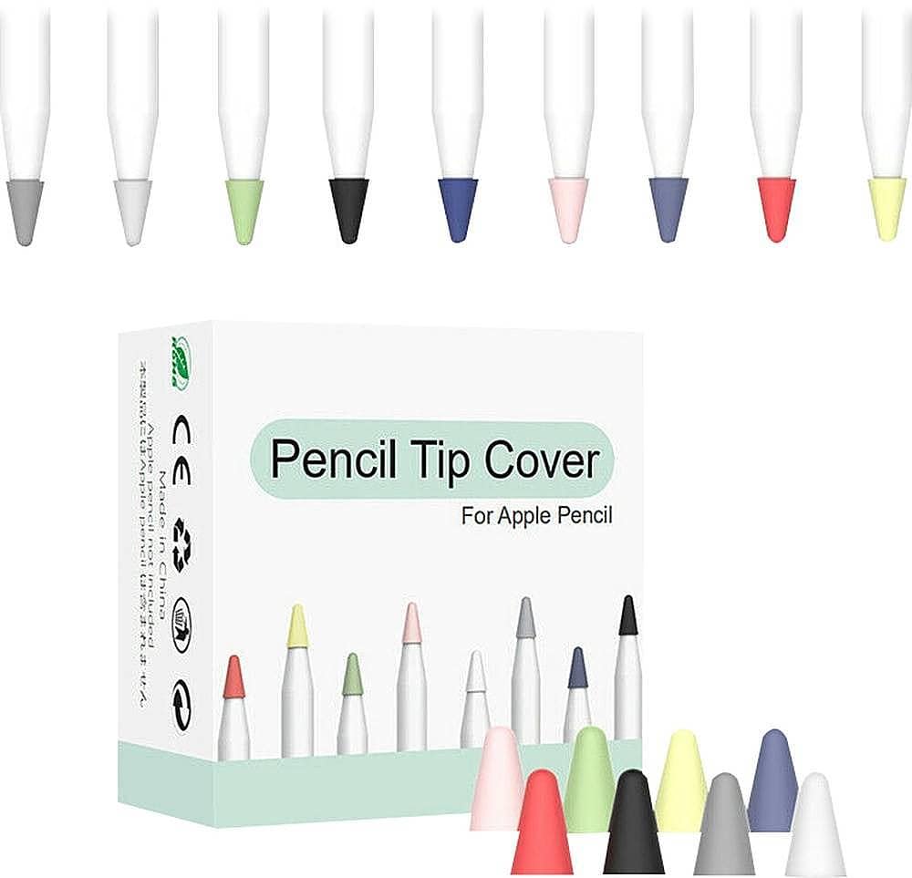 Alt View 11. SaharaCase - Nib Cover for Apple Pencil (1st Gen & 2nd Gen), Pencil (USB-C), and Pencil Pro (8-Piece) - Mixed Colors.