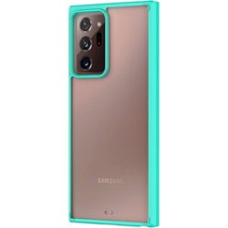 SaharaCase - Hard Shell Series Case for Samsung Galaxy Note20 Ultra 5G - Teal/Clear - Front_Zoom