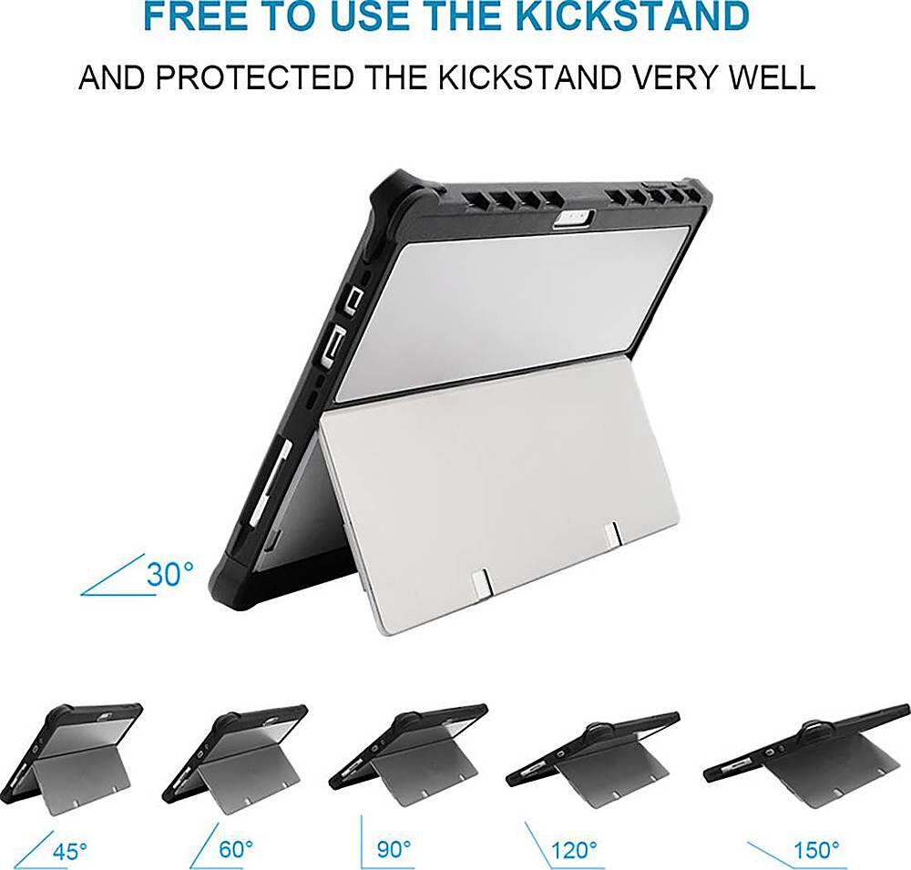 Alt View 12. SaharaCase - Protective Case for Microsoft Surface Go 4, Surface Go 3 and Surface Go 2 - Black.