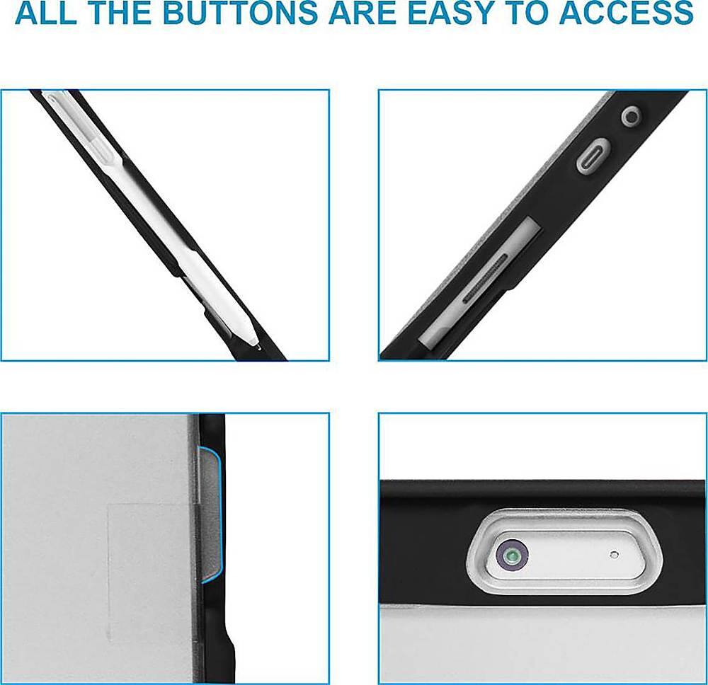 Alt View 15. SaharaCase - Protective Case for Microsoft Surface Go 4, Surface Go 3 and Surface Go 2 - Black.