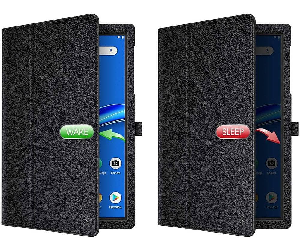 Alt View 14. SaharaCase - Folio Case for Lenovo Smart Tab M10 FHD Plus (2nd Gen) - Black.