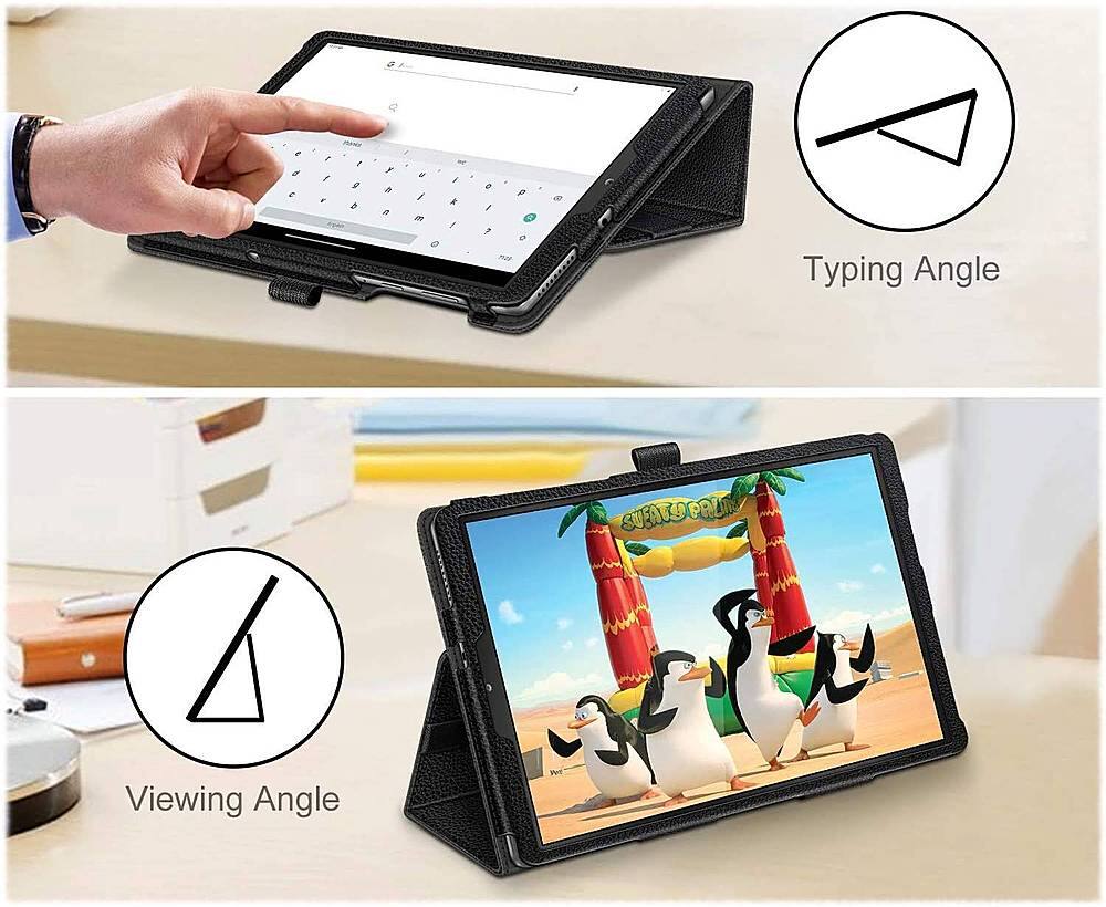 Alt View 15. SaharaCase - Folio Case for Lenovo Smart Tab M10 FHD Plus (2nd Gen) - Black.