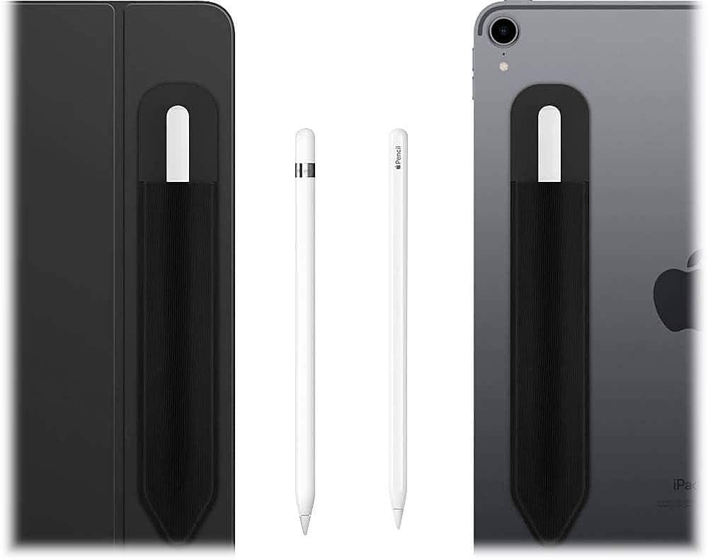 Alt View 15. SaharaCase - Adhesive Pouch Case for Apple Pencil and Samsung Stylus Pen - Black.