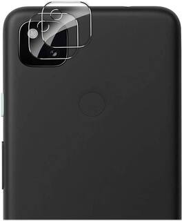 SaharaCase - ZeroDamage HD FlexiGlass Lens Hood for Google Pixel 4a Camera Lenses (2-Pack) - Clear