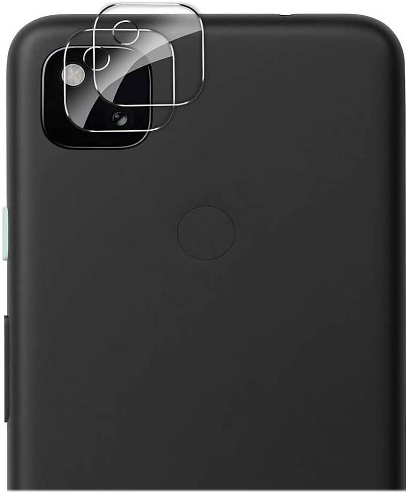 Angle. SaharaCase - ZeroDamage HD FlexiGlass Lens Hood for Google Pixel 4a Camera Lenses (2-Pack) - Clear.