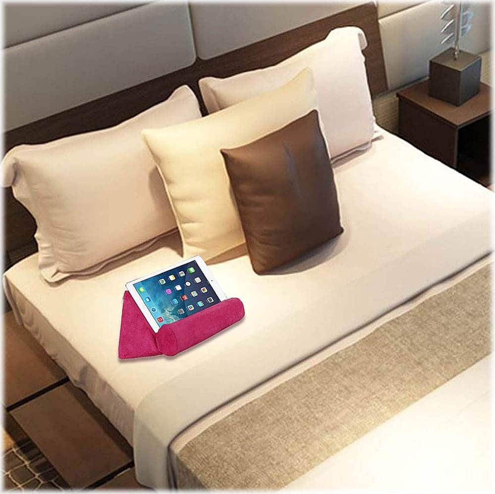 Alt View 13. SaharaCase - Pillow Tablet Stand for Most Tablets up to 12.9" - Pink.