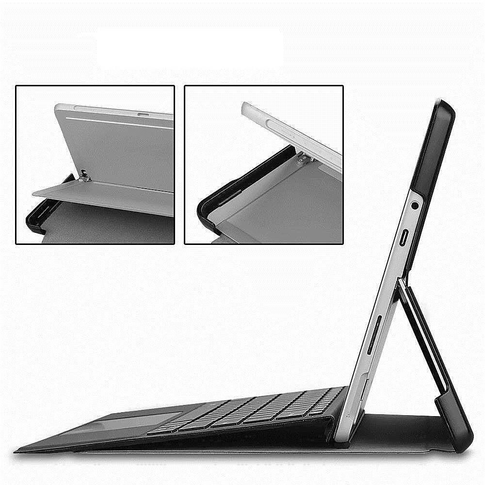 Alt View 14. SaharaCase - Folio Case for Microsoft Surface Go 4, Surface Go 3 and Surface Go 2 - Black.