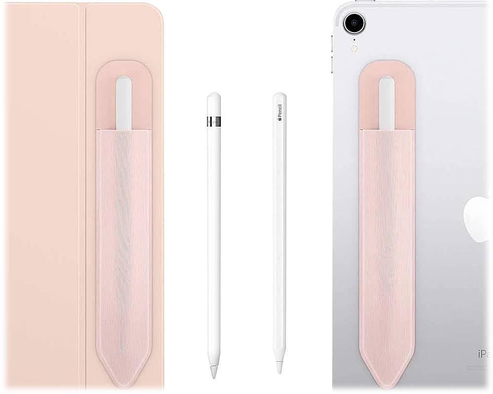 Alt View 14. SaharaCase - Adhesive Pouch Case for Apple Pencil and Samsung Stylus Pen - Rose Gold.