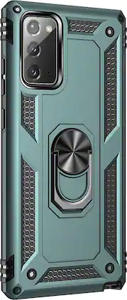 SaharaCase - Military Kickstand Series Carrying Case for Samsung Galaxy Note20 - Green