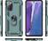 Alt View 13. SaharaCase - Military Kickstand Series Carrying Case for Samsung Galaxy Note20 - Green.