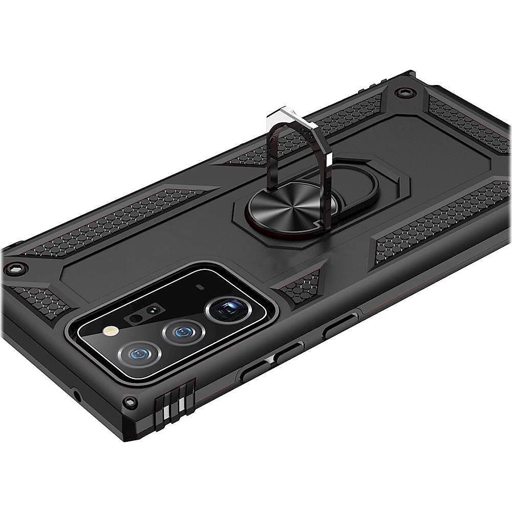 Alt View 14. SaharaCase - Military Kickstand Series Carrying Case for Samsung Galaxy Note20 Ultra - Black.