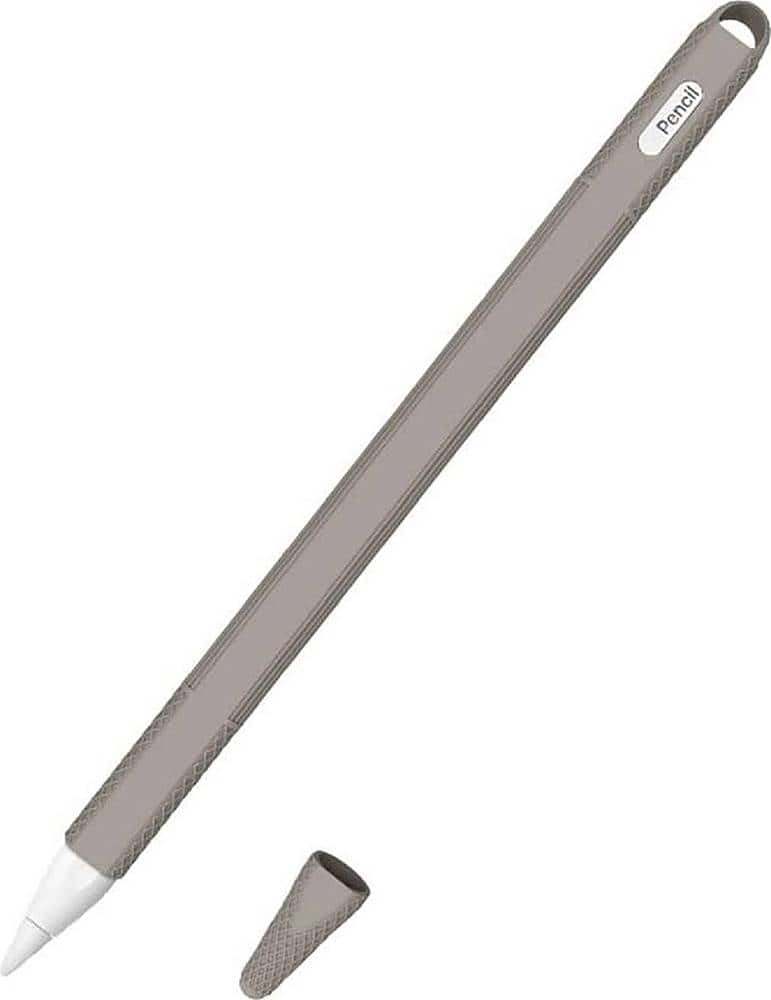 Alt View 11. SaharaCase - Silicone Grip Case for Apple Pencil (2nd Generation 2018) - Gray.
