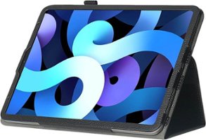 SaharaCase - Folio Case for Apple iPad Air 10.9" (4th Generation 2020 and 5th Generation 2022) - Black - Angle_Zoom