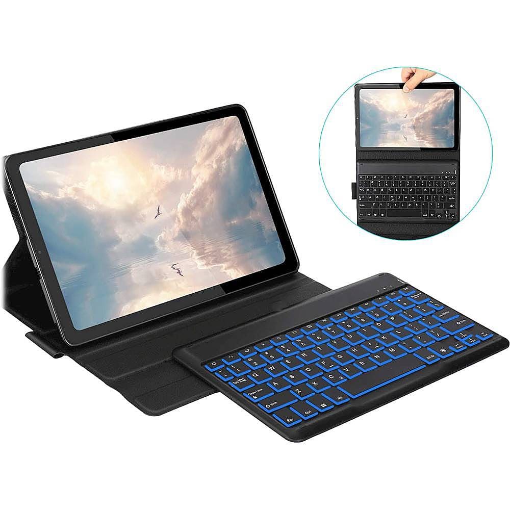 Alt View 13. SaharaCase - Keyboard Folio Case for Samsung Galaxy Tab S6 Lite - Black.