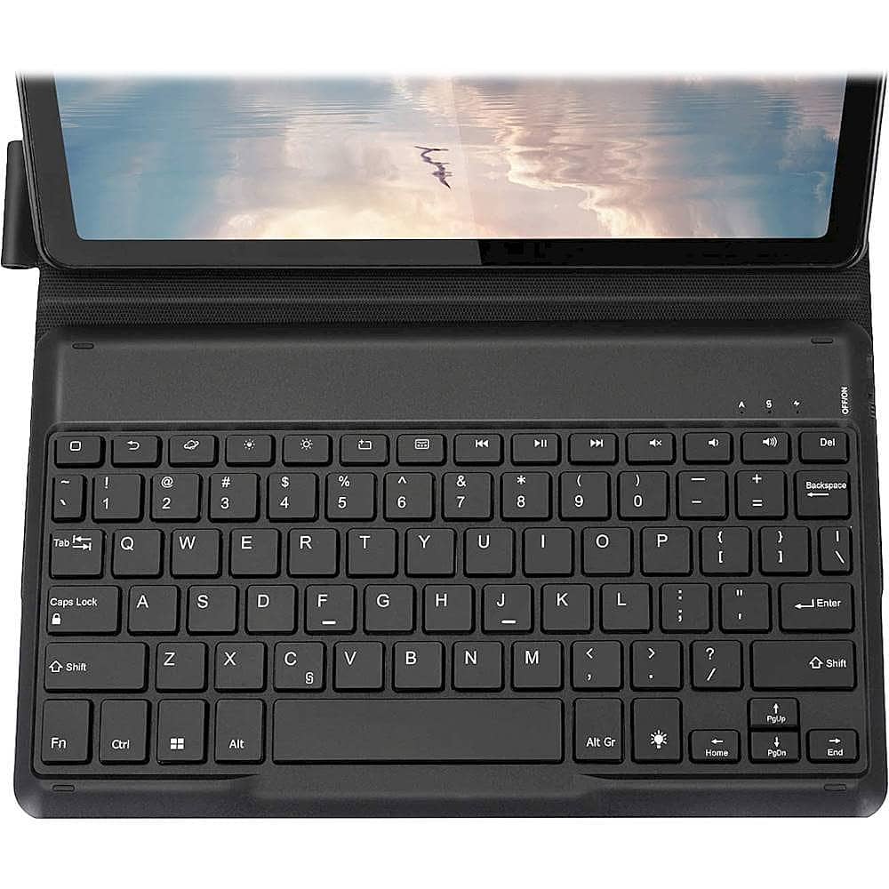 Alt View Zoom 14. SaharaCase - Keyboard Folio Case for Samsung Galaxy Tab S6 Lite - Black.