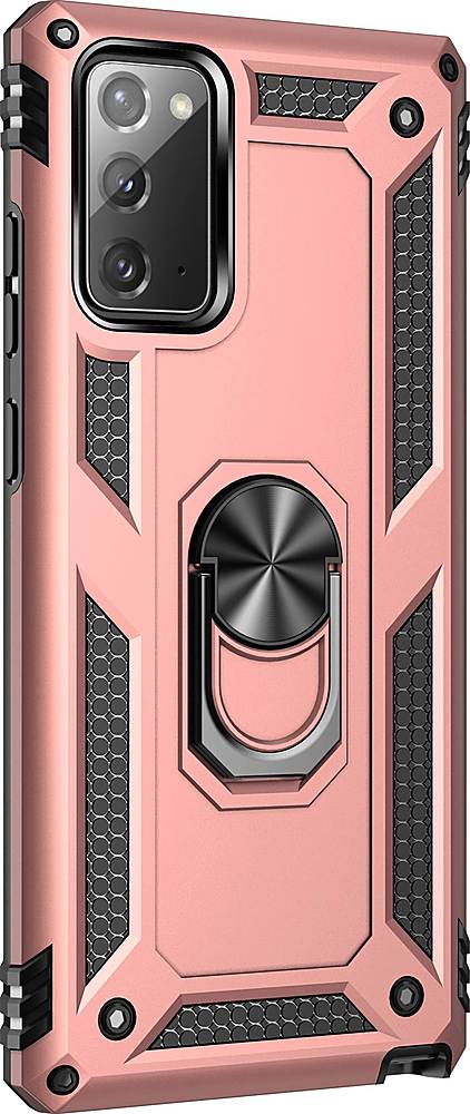 Angle View: SaharaCase - Hard Shell Series Case for Samsung Galaxy Note20 Ultra 5G - Rose Gold/Clear