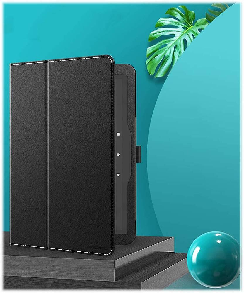 Alt View 14. SaharaCase - Folio Case for Amazon Kindle Fire HD 8 and Fire HD 8 Plus (2020-2024) - Black.