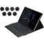 Alt View 13. SaharaCase - Keyboard Folio Case for Microsoft Surface Pro X - Black.