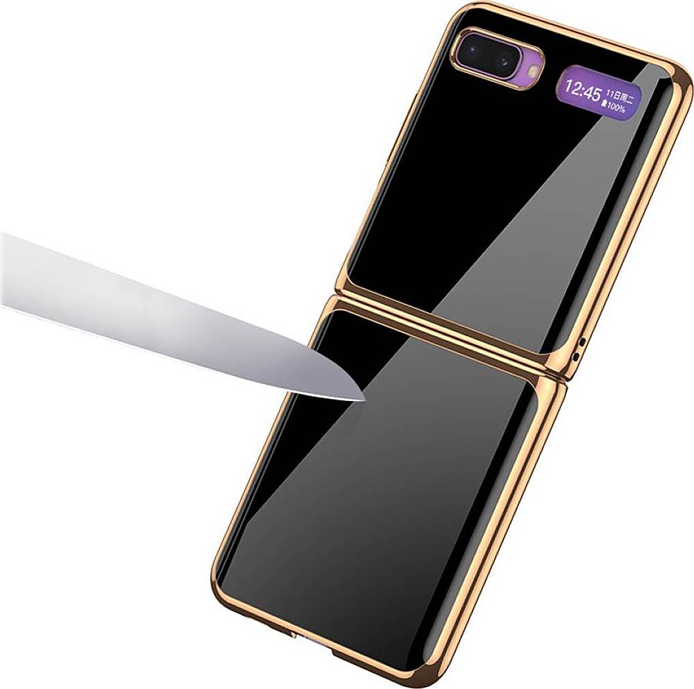 Saharacase Luxury Case For Samsung Galaxy Z Flip And Z Flip 5g Black Gold Sb S Zf Mb A Best Buy