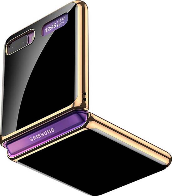 Saharacase Luxury Case For Samsung Galaxy Z Flip And Z Flip 5g Black Gold Sb S Zf Mb A Best Buy