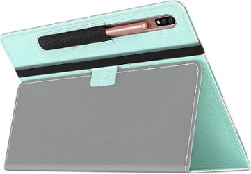 SaharaCase - Folio Case for Samsung Galaxy Tab S7 and Tab S8 - Mint - Left_Zoom
