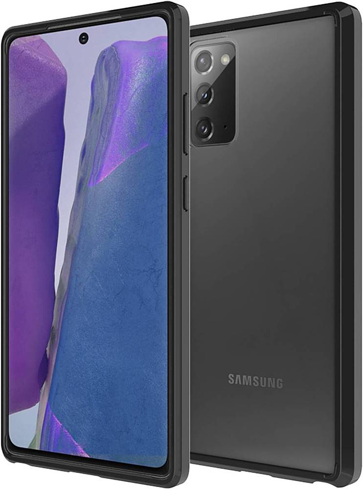 Alt View 11. SaharaCase - Hard Shell Series Case for Samsung Galaxy Note20 5G - Black/Clear.