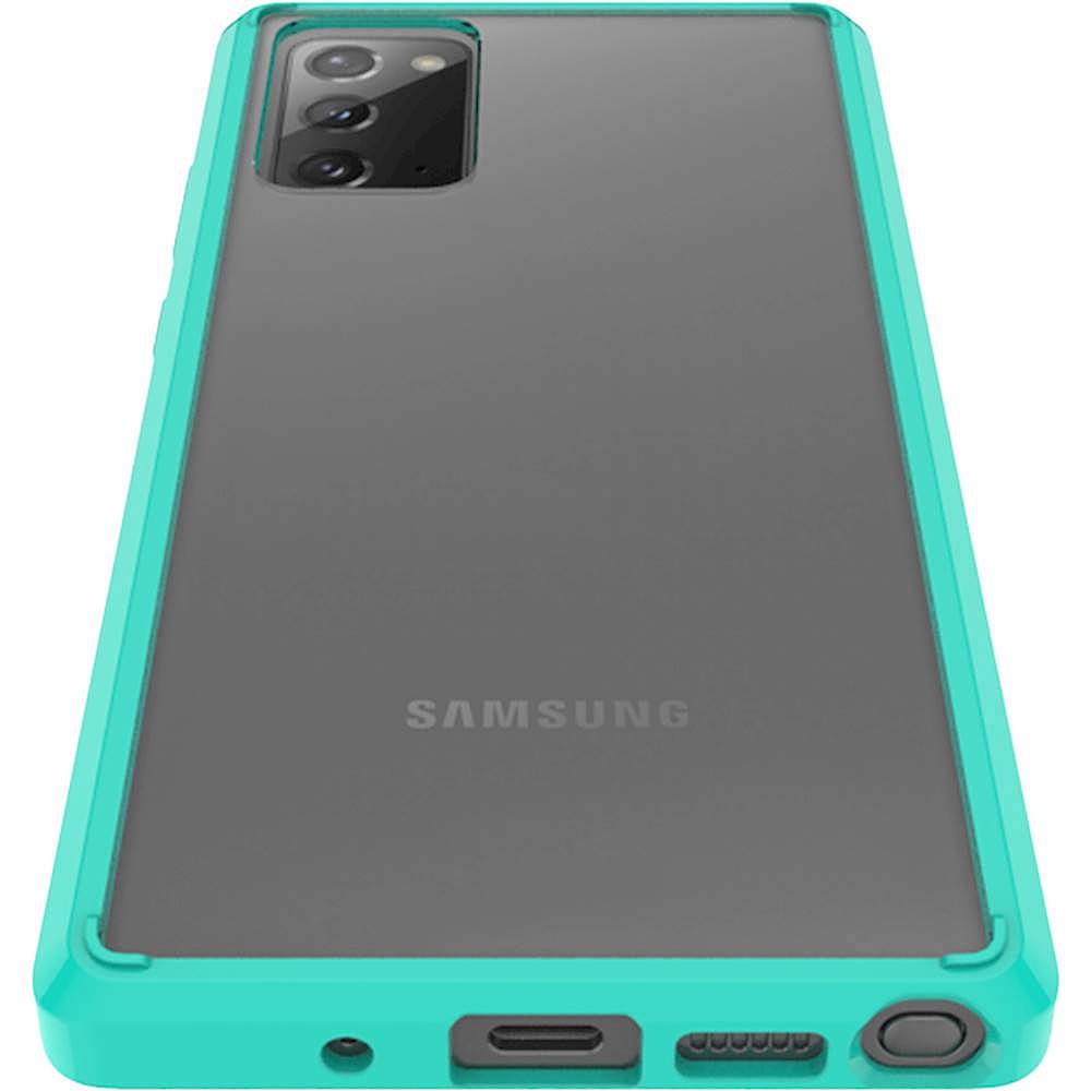 Alt View 13. SaharaCase - Hard Shell Series Case for Samsung Galaxy Note20 5G - Teal/Clear.
