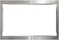 Panasonic - NN-TK81KCS 24" Trim Kit NN-CD87KS 1.2 cu ft Microwave Ovens - Stainless Steel - Front_Zoom