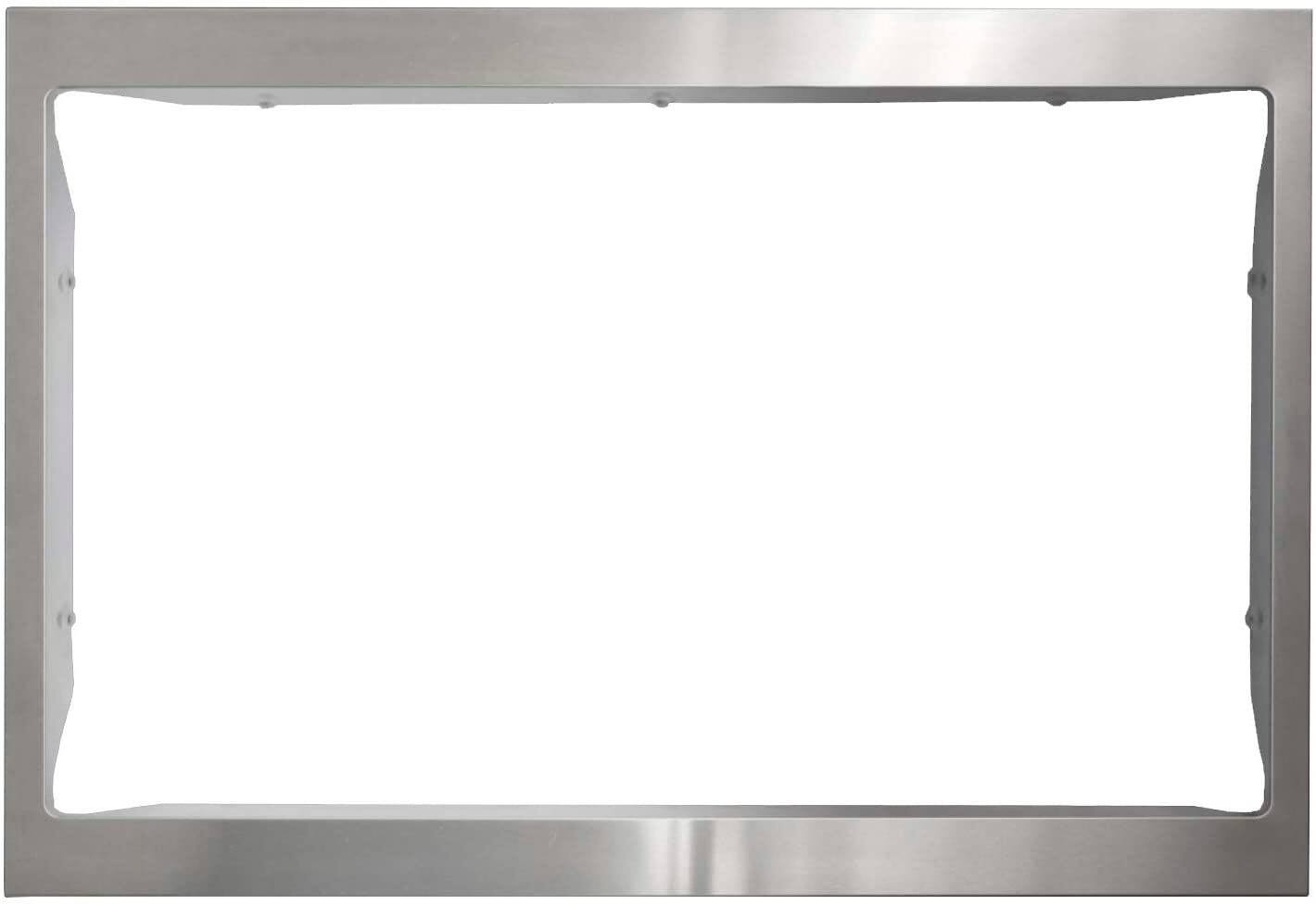 Front. Panasonic - NN-TK81KCS 24" Trim Kit NN-CD87KS 1.2 cu ft Microwave Ovens - Stainless Steel.