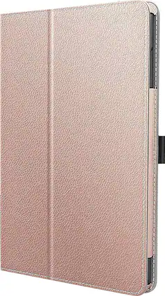 Left. SaharaCase - Folio Case for Amazon Kindle Fire HD 8 and Fire HD 8 Plus (2020-2024) - Rose Gold.