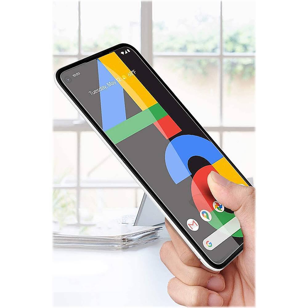 Alt View 12. SaharaCase - ZeroDamage HD Glass Screen Protector for Google Pixel 4a 5G - Clear.