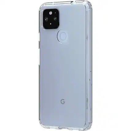 Front. SaharaCase - Hard Shell Series Case for Google Pixel 4a 5G - Clear.
