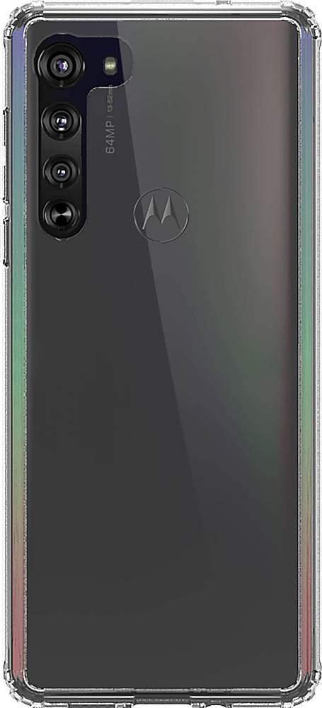 Alt View 12. SaharaCase - Hard Shell Series Case for Motorola Moto Edge 5G - Clear.