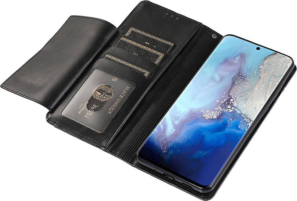 Alt View 12. SaharaCase - Folio Wallet Case for Samsung Galaxy Note20 Ultra 5G - Black.